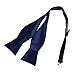 DBA7E01 Multicolored Plain Mens Self-tied Microfiber Boyfriend Bowtie By Dan Smith