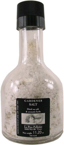 Pere Pelletier Gardener Salt in Refillable Grinder 11.2 ~ Marjoram, Fennel, Thyme, Chervil... by Le Pere Pelletier
