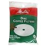 Melitta Coffee Filters for Percolators, White, 3.5-Inch Discs, 100-Count Packages (Pack of 24)