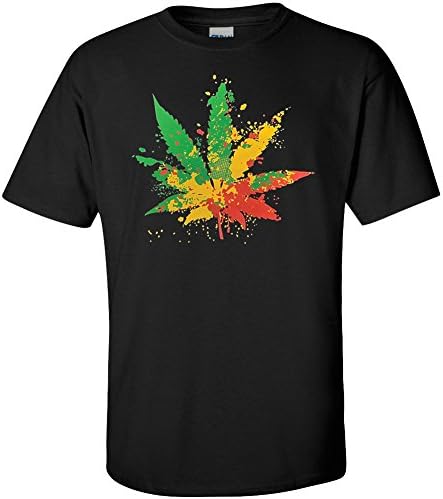 Killer Tees Unisex-Adult Rasta Leaf T-Shirt (XL)