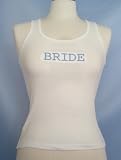 Embroidered Beater Style Tank Top "BRIDE"