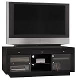 Black 60 Plasma LCD Plasma Flat Panel TV Stand Video Base