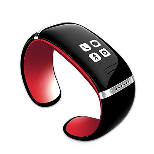 Komiro L12S Red Bluetooth Smart OLED Touch Screen Bracelet Wristwatch Digital Watch for IOS iPhone Samsung HTC Android Smart Phones