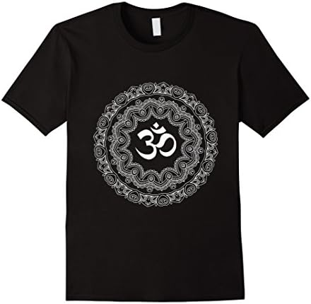Men's Perfect OM Yoga Mandala Meditation T-shirt 3XL Black