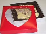 Scott's Cakes 1 lb. White Chocolate Pecan Bark in a Heart Box