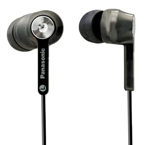 Panasonic RP-HC31E-K Ergo Fit In Ear Noise Cancelling