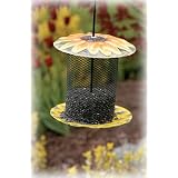 Bird Brain NinArt Glass and Mesh Bird Feeder Sunflower