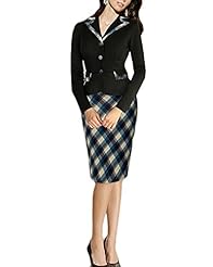 Plaid Print Polyester Vintage Long Sleeves Bodycon Dress/Party Dress/Midi Dress 