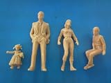 1:30 Uncolored Model figures 5 PcsIMAGE