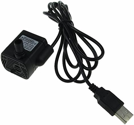 200L/H 3W USB Water Submersible Pump for Fish Tank Fountain Water Pump Hydroponics 1.5m