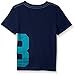 adidas Little Boys' Short Sleeve Cotton Jersey Graphic T-Shirt, Dark Indigo, 5