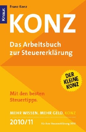 Produkt-Bild: Konz: Das Arbeitsbuch zur Steuererkl&auml;rung