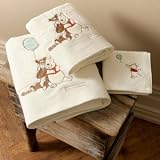Disney Pooh and Friends Design Embroidered Face Cloth