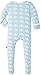 KicKee Pants Baby Essentials Print Footie, Pond Elephant, 3-6 Months
