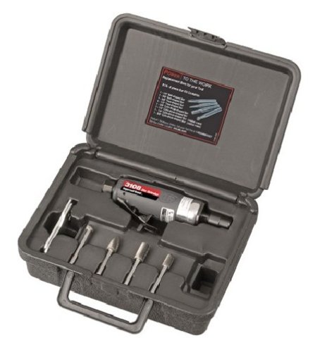 Ingersoll Rand 3108K Composite Pnuematic Die Grinder Kit with Carbide Burrs