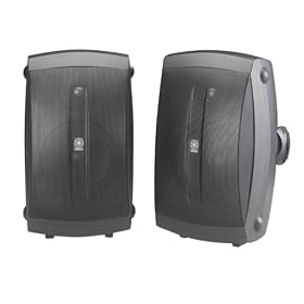 Yamaha NS-AW350 2-Way Indoor/Outdoor Speakers (Pair, Black)