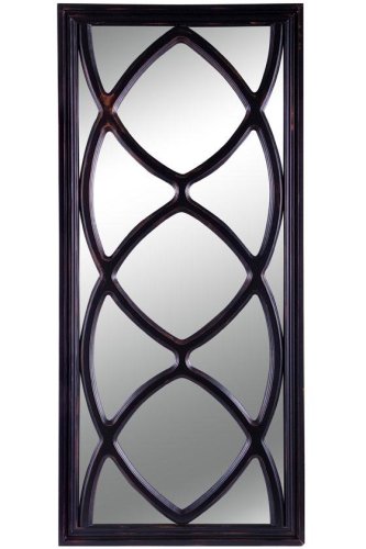 Cathedral Mirror, 39H x 17.5W, BLACK