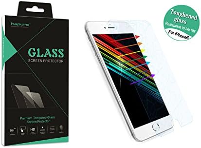 iPhone 6 Plus Anti-Blue Light screen protector, Hapurs Eye Protective Tempered Glass Screen Protector for iPhone 6 Plus 5.5" - Filter out Eye-Fatigue and Eye-Strain causing Blue Light, Premium Ballistic, Anti-scratch, Anti-Fingerprint, Bubble Free, Explosion-Proof and Industry-High 9H Hardness