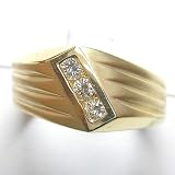 14K Man's Diamond Ring