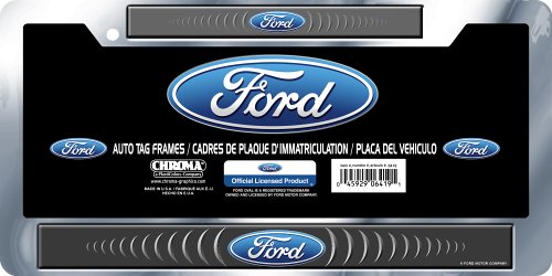 Chrome 6419 Ford Domed Frame