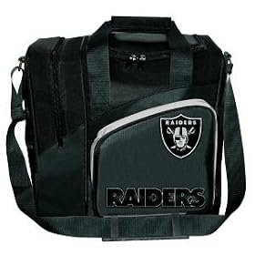 KR NFL Oakland Raiders Single Ball Bowling Bag