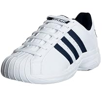 adidas Men's Superstar 2G Basketball Shoe, White/Navy, 9.5 EEEE
