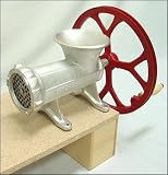 #32 Ball Bearing Meat Grinder VBelt Pully and 2 Plates