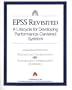 EPSS Revisited: A Lifecycle for Developing Performance-Centered Systems
