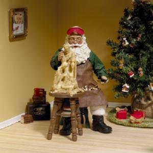 Kurt Adler Woodcarving Santa