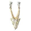 Tricolor Capricorn Zodiac Charm Pendant