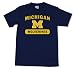 Michigan Wolverines 100-Percent Cotton School Spirit Short Sleeve T-Shirt