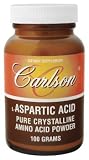 Carlson Laboratories - L-Aspartic Acid, 3300 mg, 100 g powder