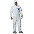 DuPont TY122S Disposable Elastic Wrist, Bootie & Hood White Tyvek Coverall Suit 1414