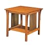 Mission End Table Woodworking Paper Plan, Build it yourself..