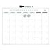 Quartet 1 Month Calendar and Magnetic Dry Erase Whiteboard, Plastic Frame, Colors May Vary (MHOP1114)