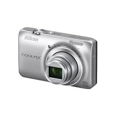 Nikon Coolpix S6300 Digitalkamera (16 Megapixel, 10-fach opt. Zoom, 6,7 cm (2,7 Zoll) Display, bildstabilisiert) silber
