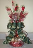 GINGERBREAD BISCOTTI CHRISTMAS GIFT BASKET with Columbian Supremo Coffee