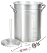 Bayou Classic 3025 30-Quart Aluminum Turkey Fryer Pot with Accessories