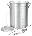 Bayou Classic 3025 30-Quart Aluminum Turkey Fryer Pot with Accessories