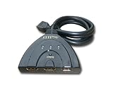 ViewHD 3 Port HDMI Switcher 3x1 Auto Switch 3-In 1-Out With 3FT Pigtail Cable