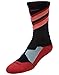 Nike Hyper Elite Chase Basketball Crew Socks Black/Lava SX4923-068 (L 8-12)