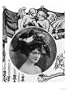 The Merry Widow, Actress Lily Elsie as Sonia Wears the Famous Edwardian Gainsborough Style Hat Art Giclee Poster Print, 18x24