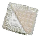 Maison Chic Swirlz Fur Blanket, Ivory