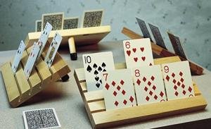 Deluxe Wood Card Holder