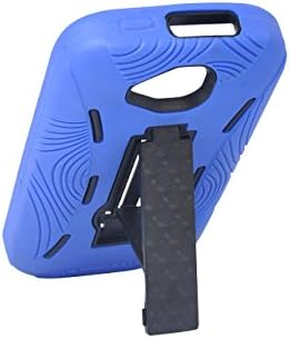 By ATAR Hybird TPU &amp; PC Phone Case with Stand for BLU DASH JR 4.0 D142 (Blue)