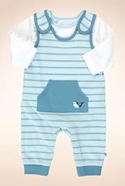 2 Piece Petit Bebe Pure Cotton T Shirt Dungaree Outfit