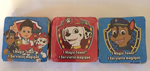 Paw Patrol Set of 3 Magic Towel Washclothes