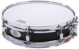 Pearl S1330B, 13x3-inch Steel Piccolo Snare Drum, Black Lacquer Shell