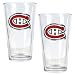 Montreal Canadiens NHL 2pc Pint Ale Glass Set - Primary Logo by Great American Products