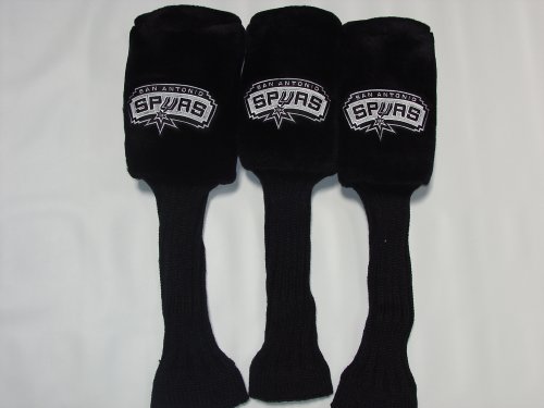 San Antonio Spurs NBA 3 piece Golf Headcover set